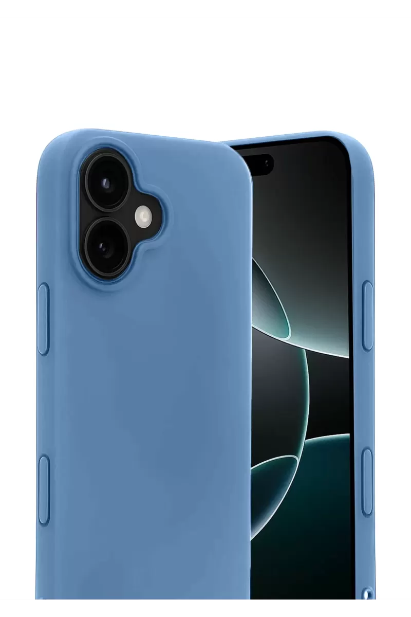 Newface Apple iPhone 17 First Silikon - Mavi