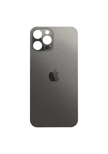 iPhone 12 Pro Arka Pil Kapağı (Cam) Siyah