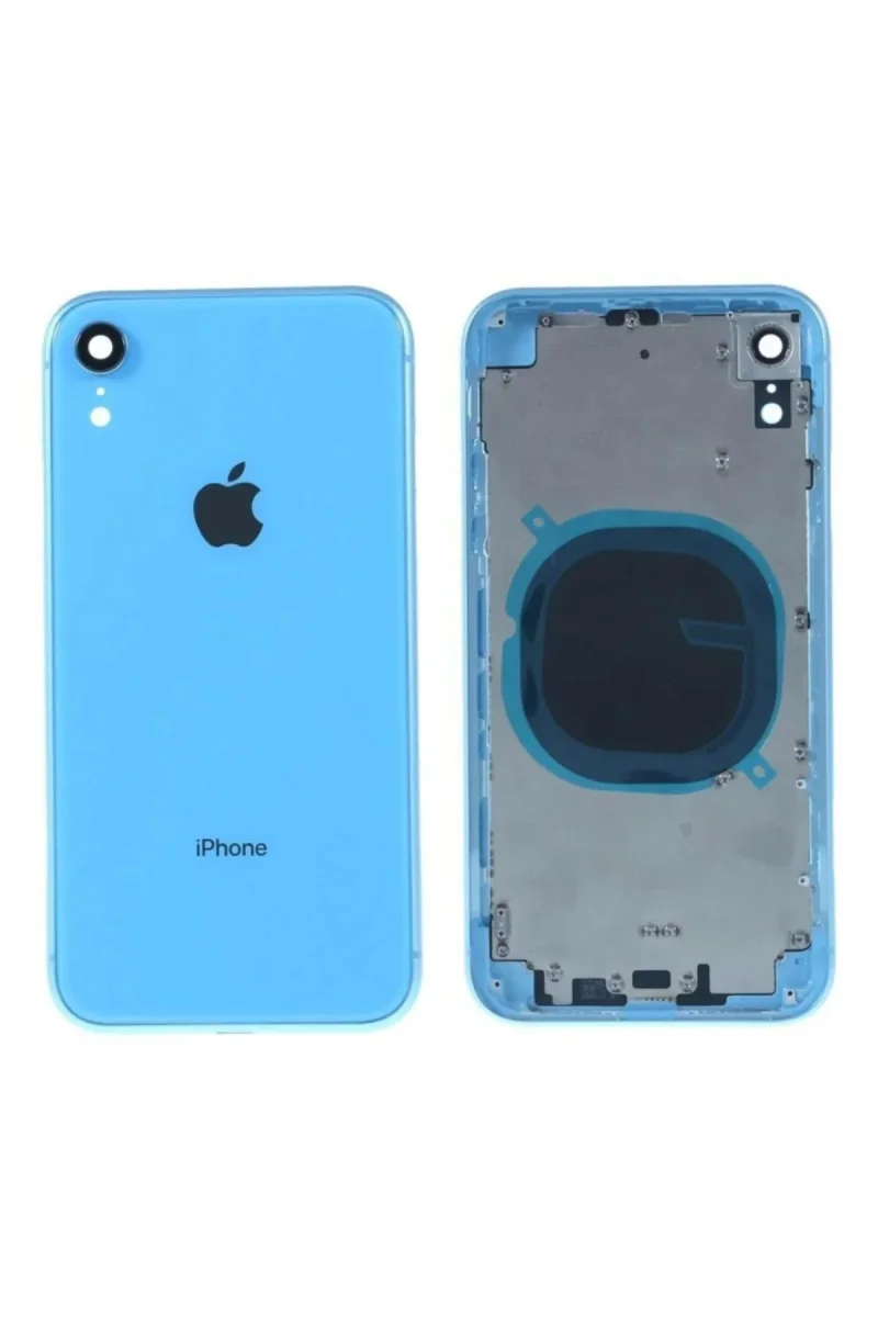 Iphone Xr A Kalite Boş Kasa Arka Kapak Mavi