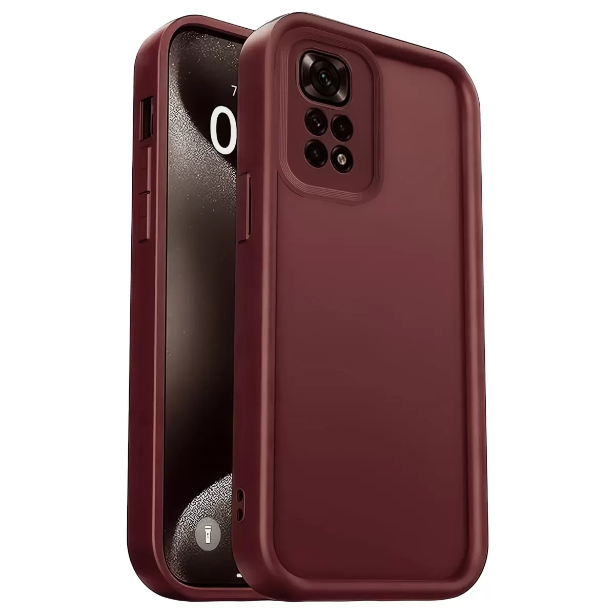 Newface Xiaomi Redmi 10 2022 Kılıf Viera Silikon - Bordo