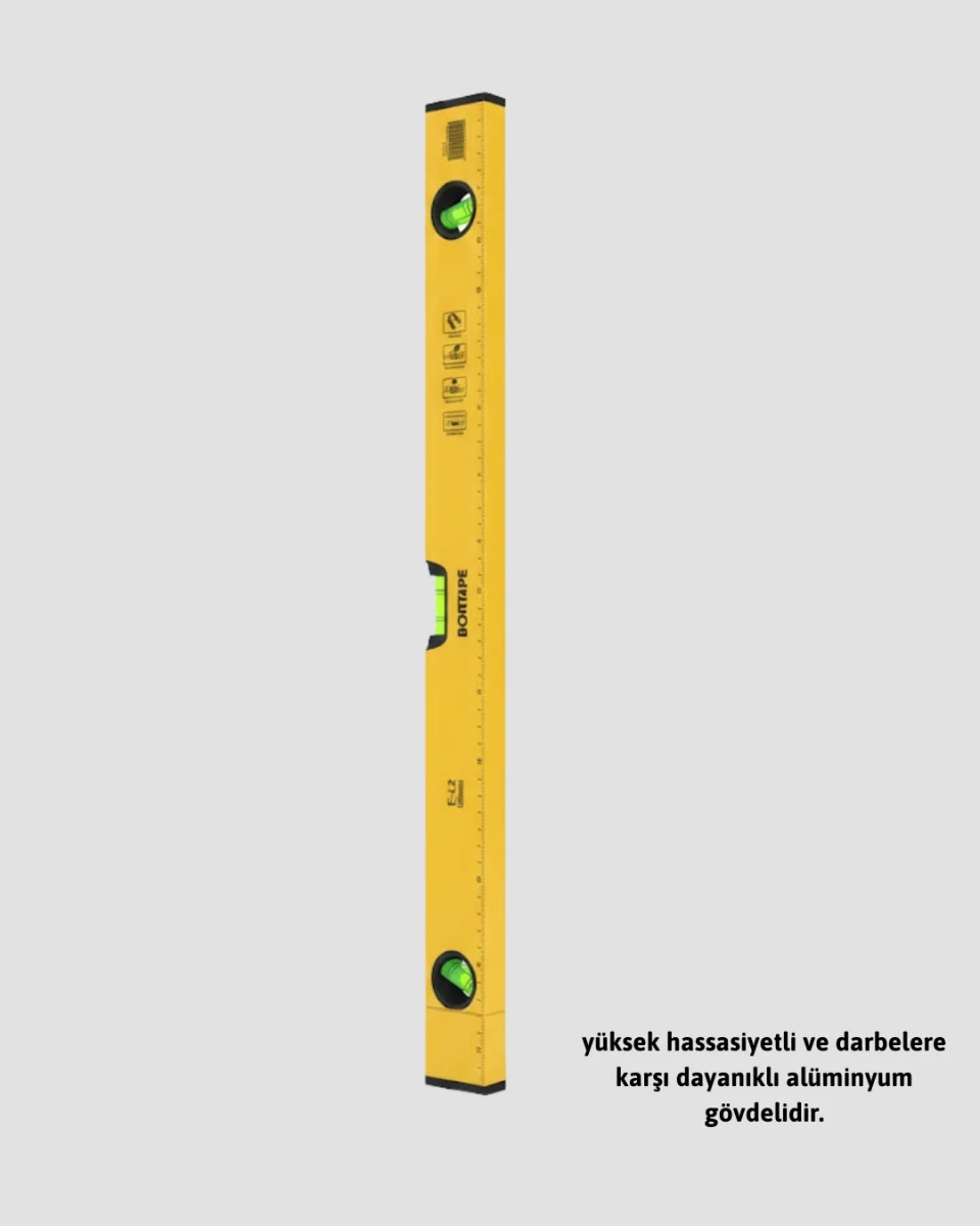 Dayanıklı Plastik Gövdeli 600 mm Su Terazisi Yeni Nesil