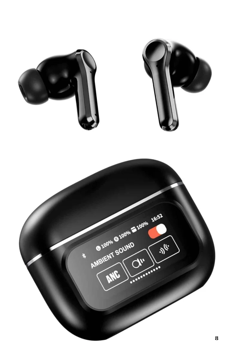 2025 Model Bluetooth Kulaklık Dokunmatik Ekran Yüksek Ses Kalitesi Yeni Nesil
