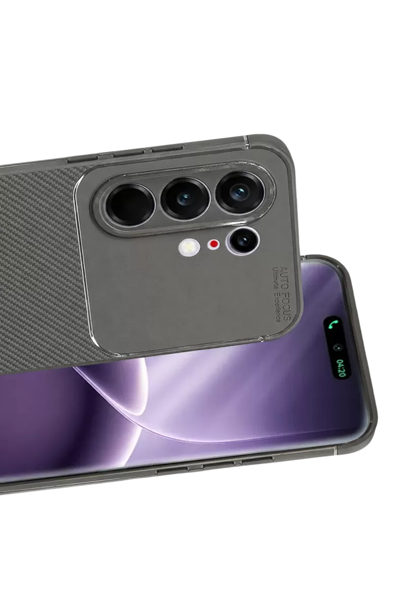 Newface Tecno Camon 50 Pro 5G Auto Focus Karbon Kapak - Gri