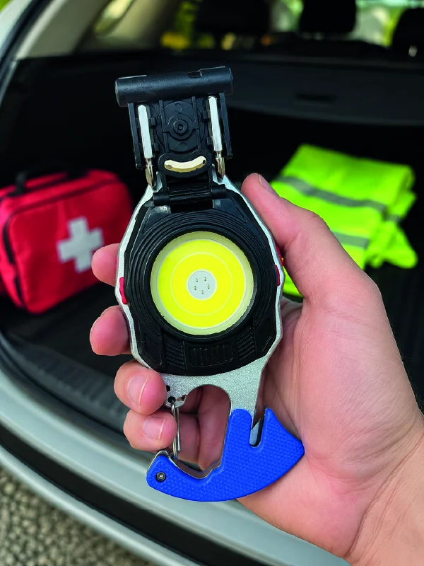 Araç Kamp Outdoor ve Tamir İşleri İçin Çok Amaçlı COB LED Şarjlı Kurtarma ve Çalışma Feneri