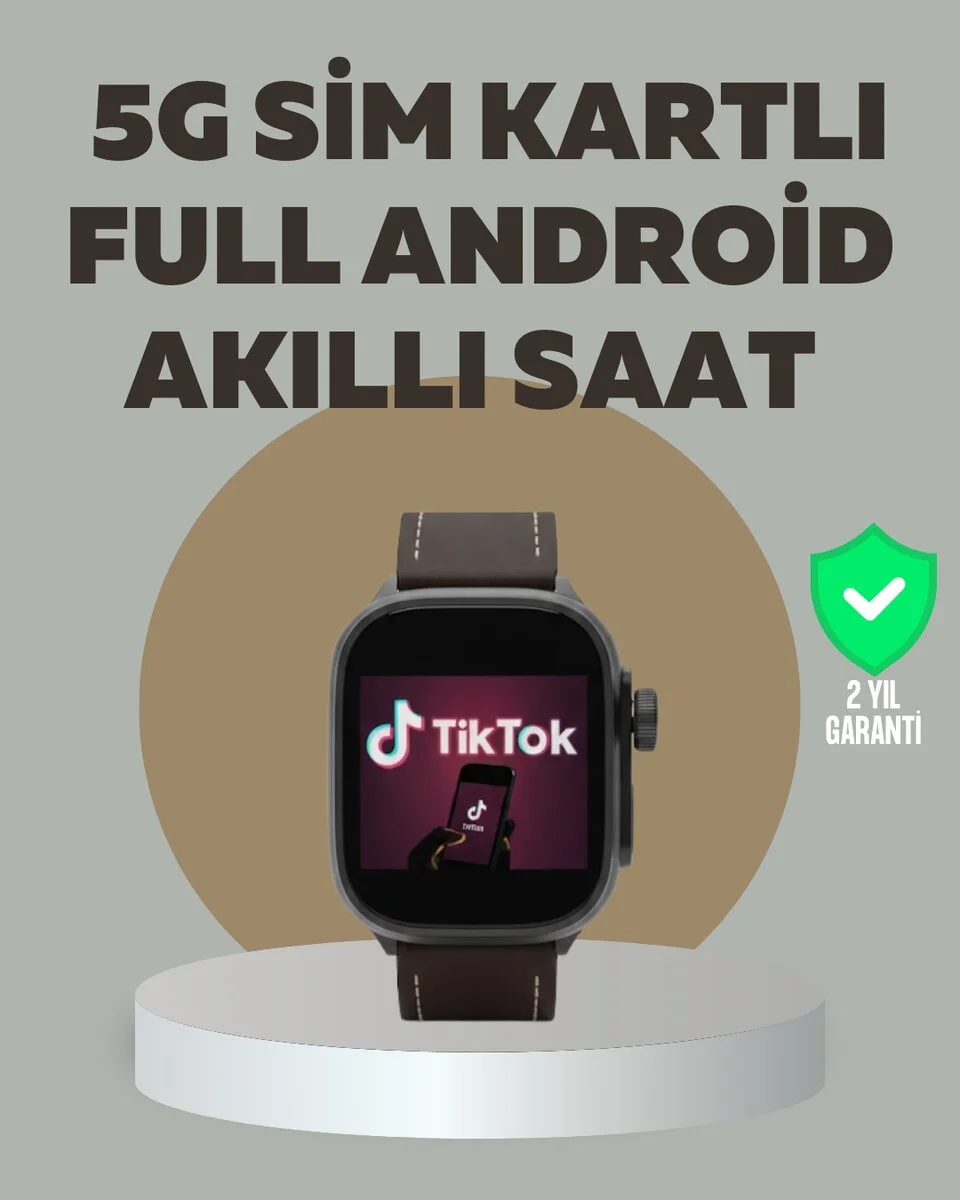 Android Akıllı Saat 5G Destekli Uygulama İndirme