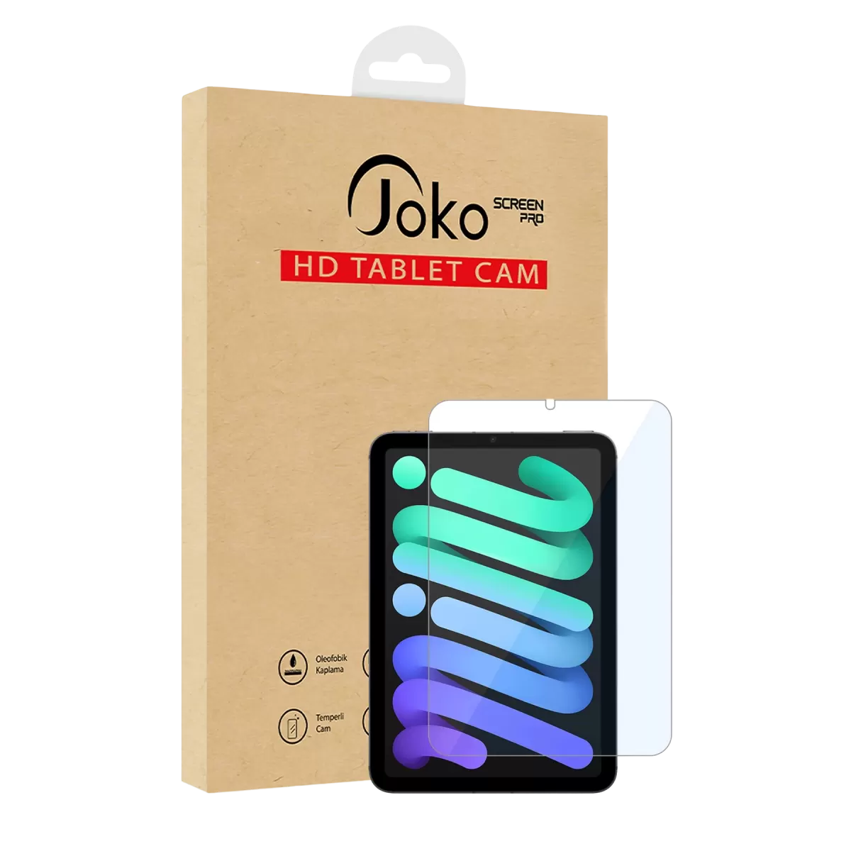 Joko Apple iPad Mini 6 HD Tablet Cam Ekran Koruyucu - Şeffaf