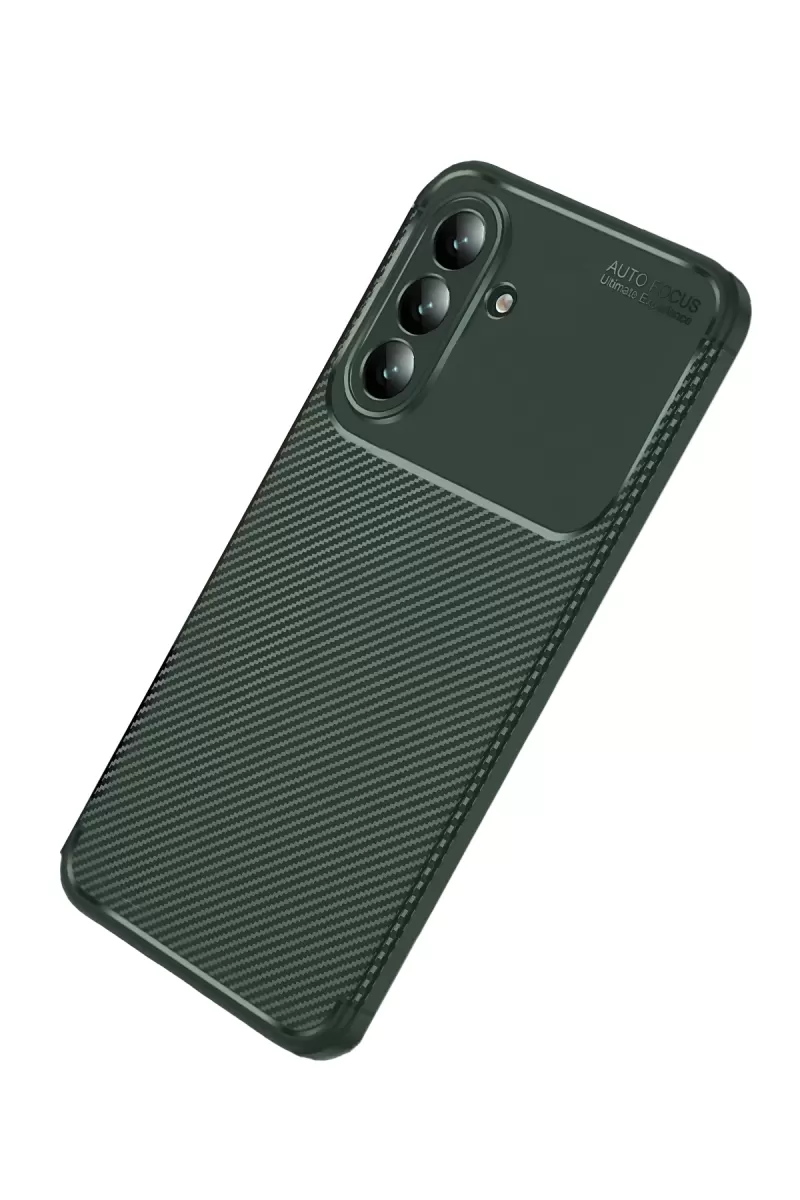 Newface Samsung Galaxy A27 5G Auto Focus Karbon Kapak - Yeşil