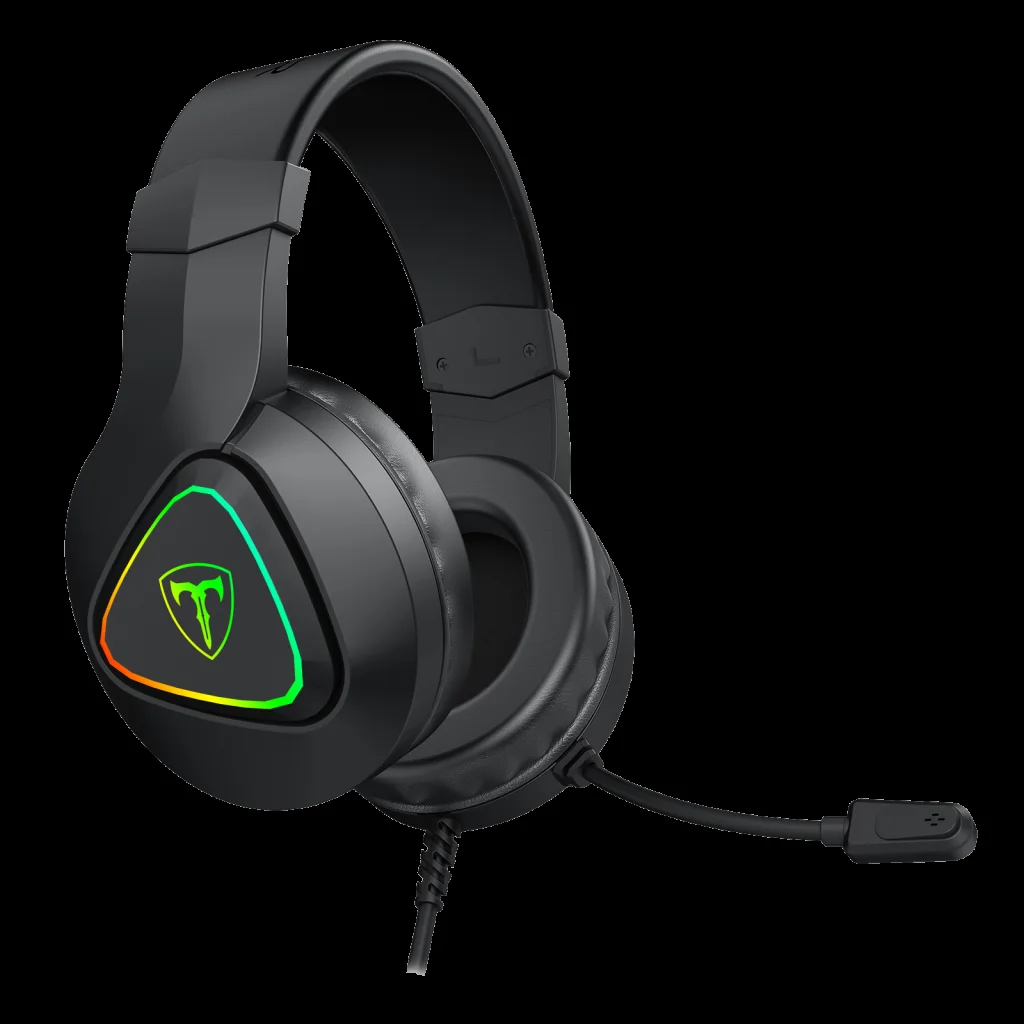 T-DAGGER T-RGH306 AXLS 7.1 Surround Sound Renkli Aydınlatma 2.10Mt USB Kablolu Mikrofonlu Gaming Kulaklık(1923)