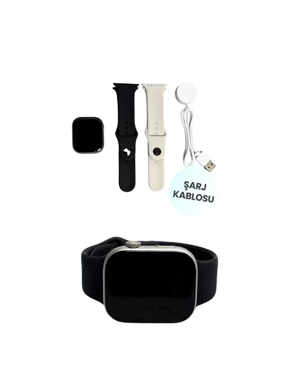 RS12 PRO+ 2025 Serisi Özel Üretim Full Ekranlı Akıllı Saat – Nabız ve Uyku Takibi Bluetooth Arama Garantili Güçlü Batarya
