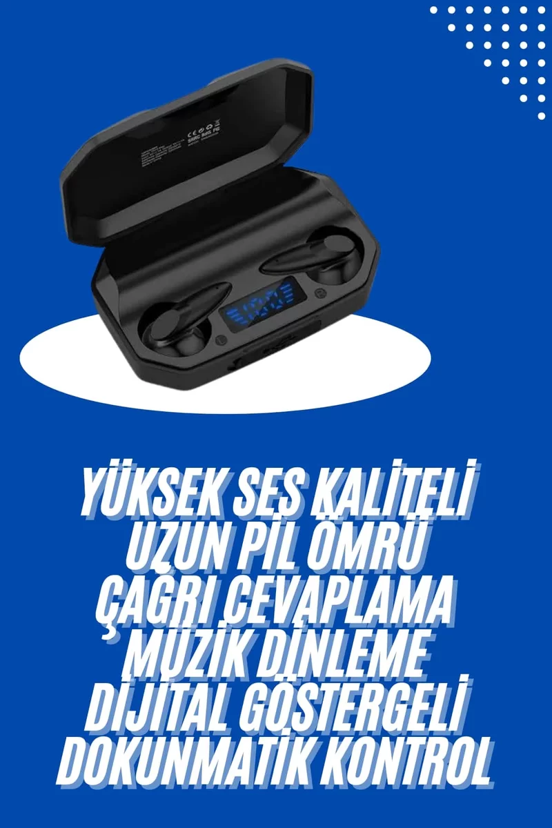 Gaming Kulaklık Bluetooth 5.2 Kablosuz Kulakiçi Rgb Işıklı Çift Mikrofonlu Yeni Nesil
