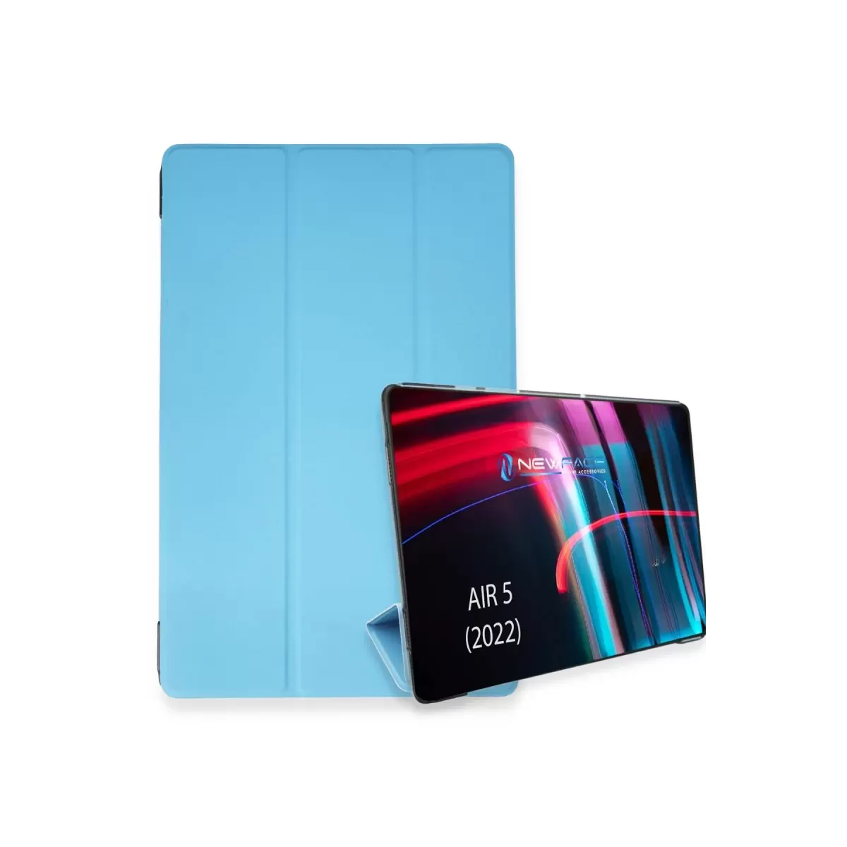 Newface Apple iPad Air 5 (2022) Kılıf Tablet Smart Kılıf - Açık Mavi