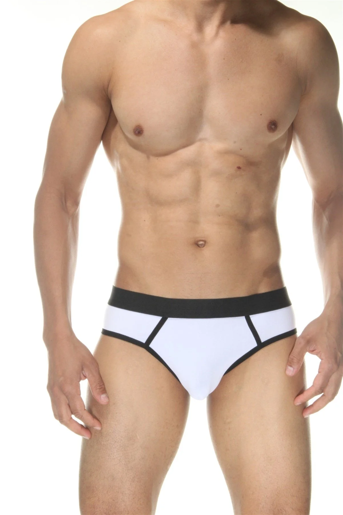 Beyaz Jockstrap Erkek  İç Giyim