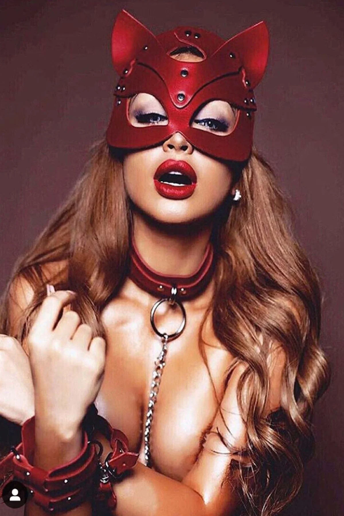 Fantezi Maske Tasma Ve Kelepçe