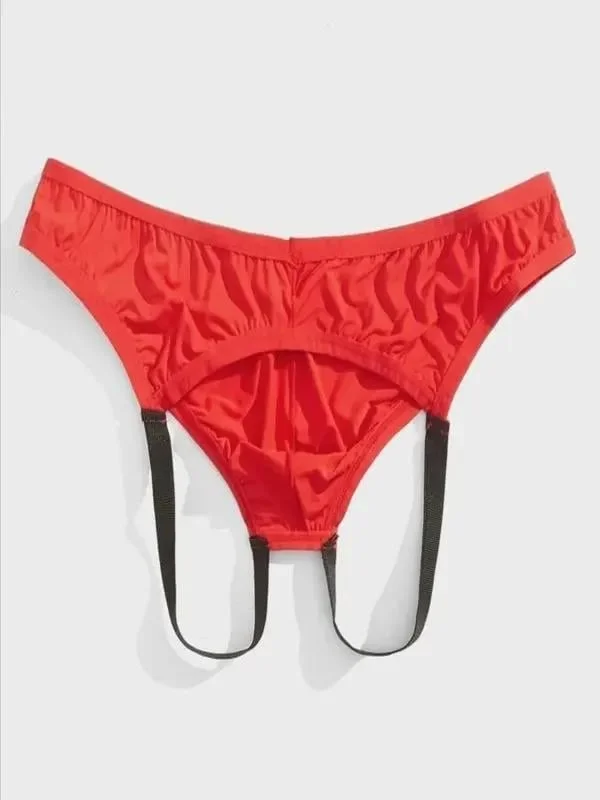 Erkek  Fantazi Kırmızı Jockstrap İç Giyim