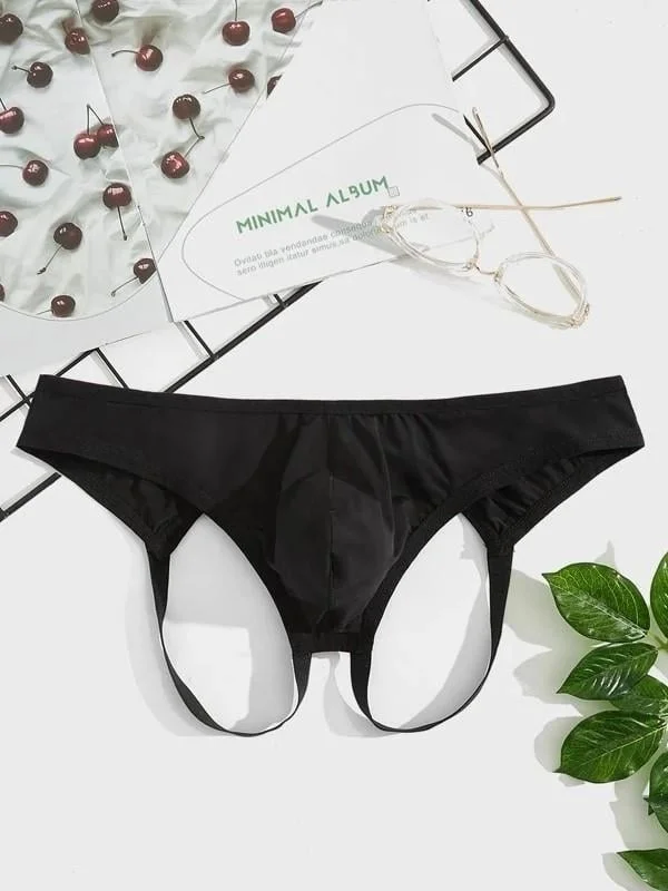 Erkek  Fantazi Siyah Jockstrap İç Giyim