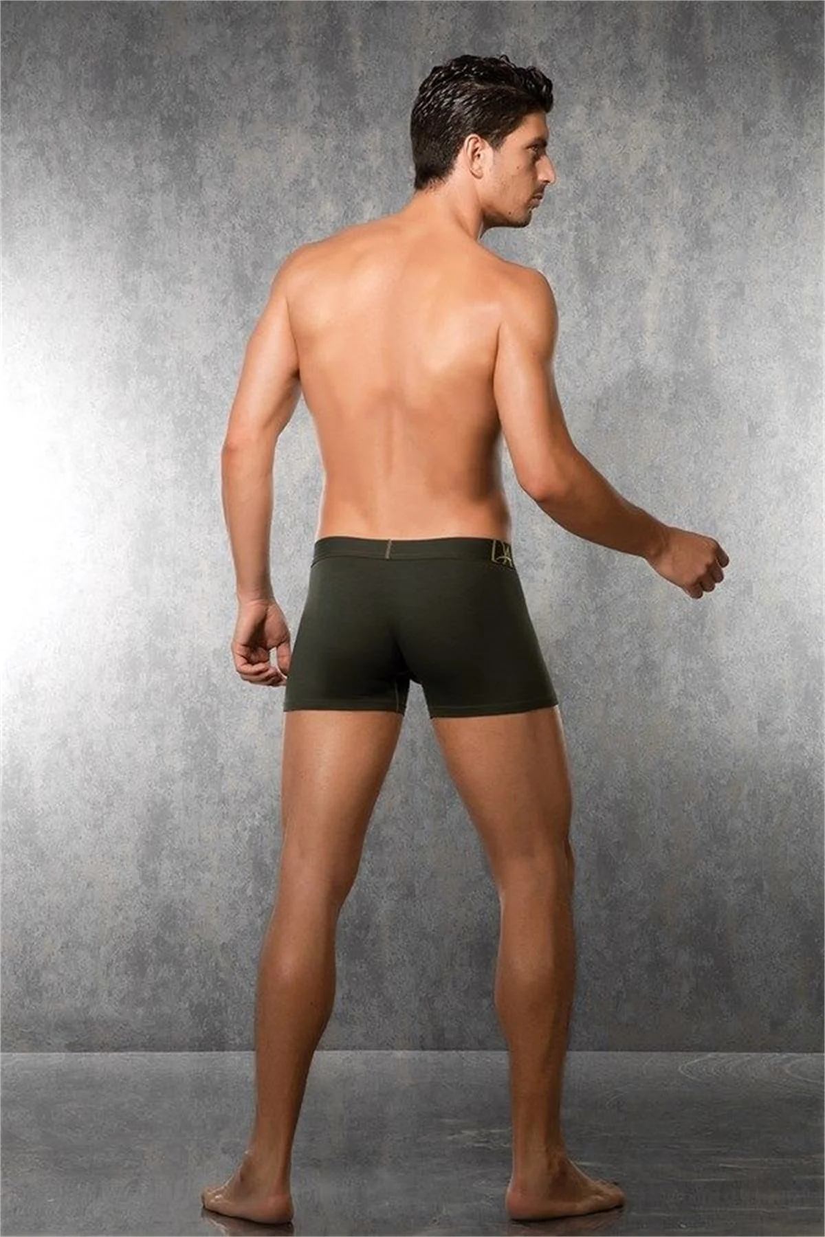 Doreanse Koyu Yeşil Boxer Erkek  Yazılı 1766