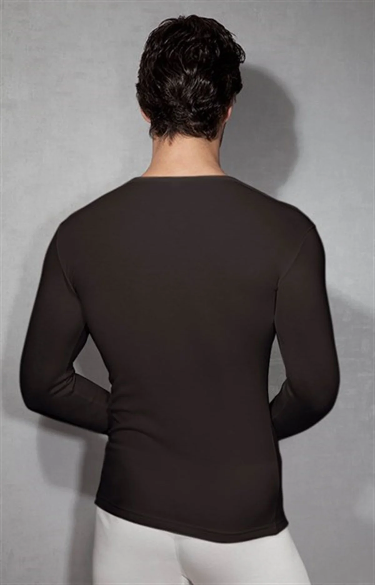 Doreanse Erkek  Yuvarlak Yaka Uzun Kol T Shirt 2965