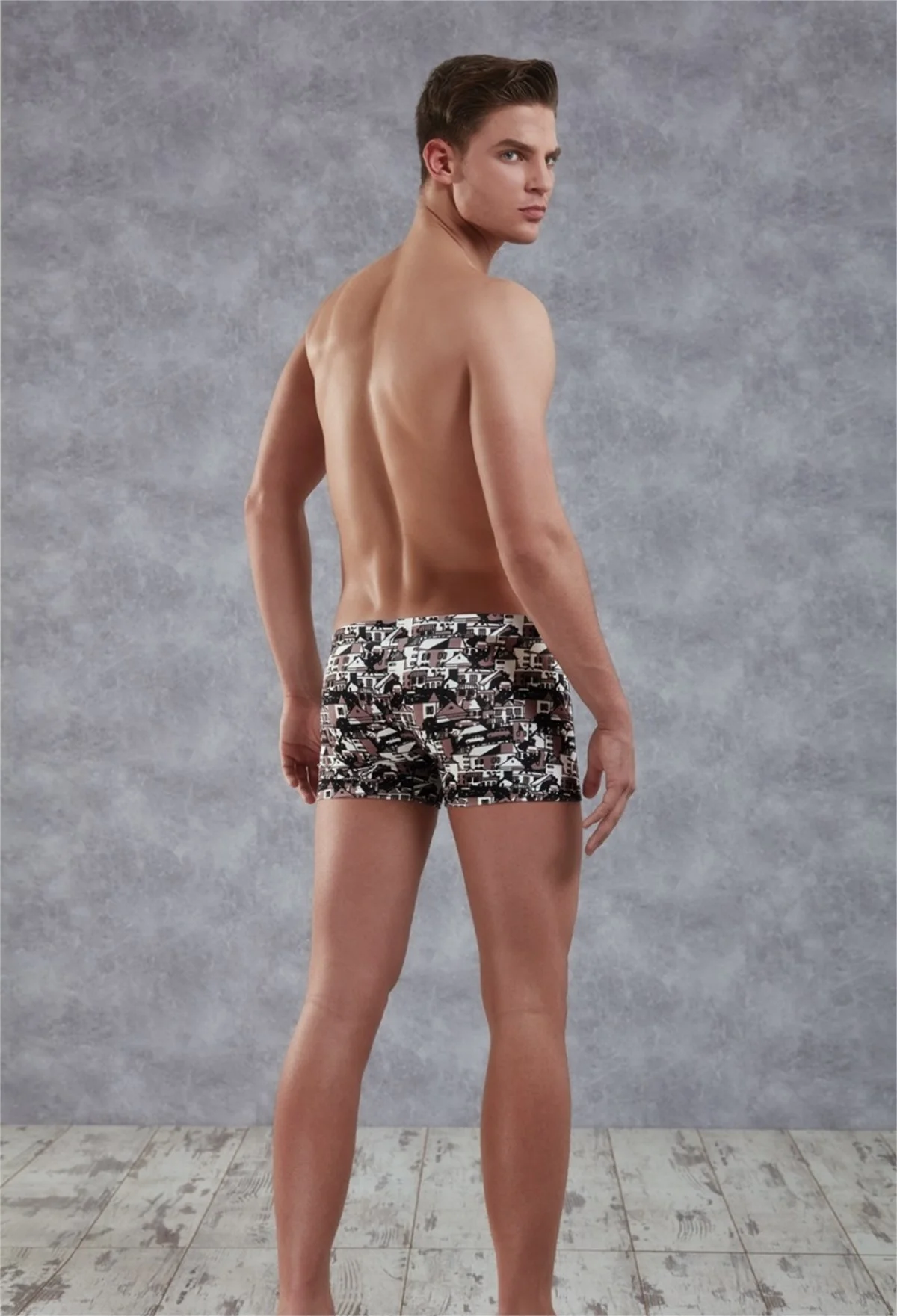 Doreanse Old City Baskılı Erkek  Boxer 1891