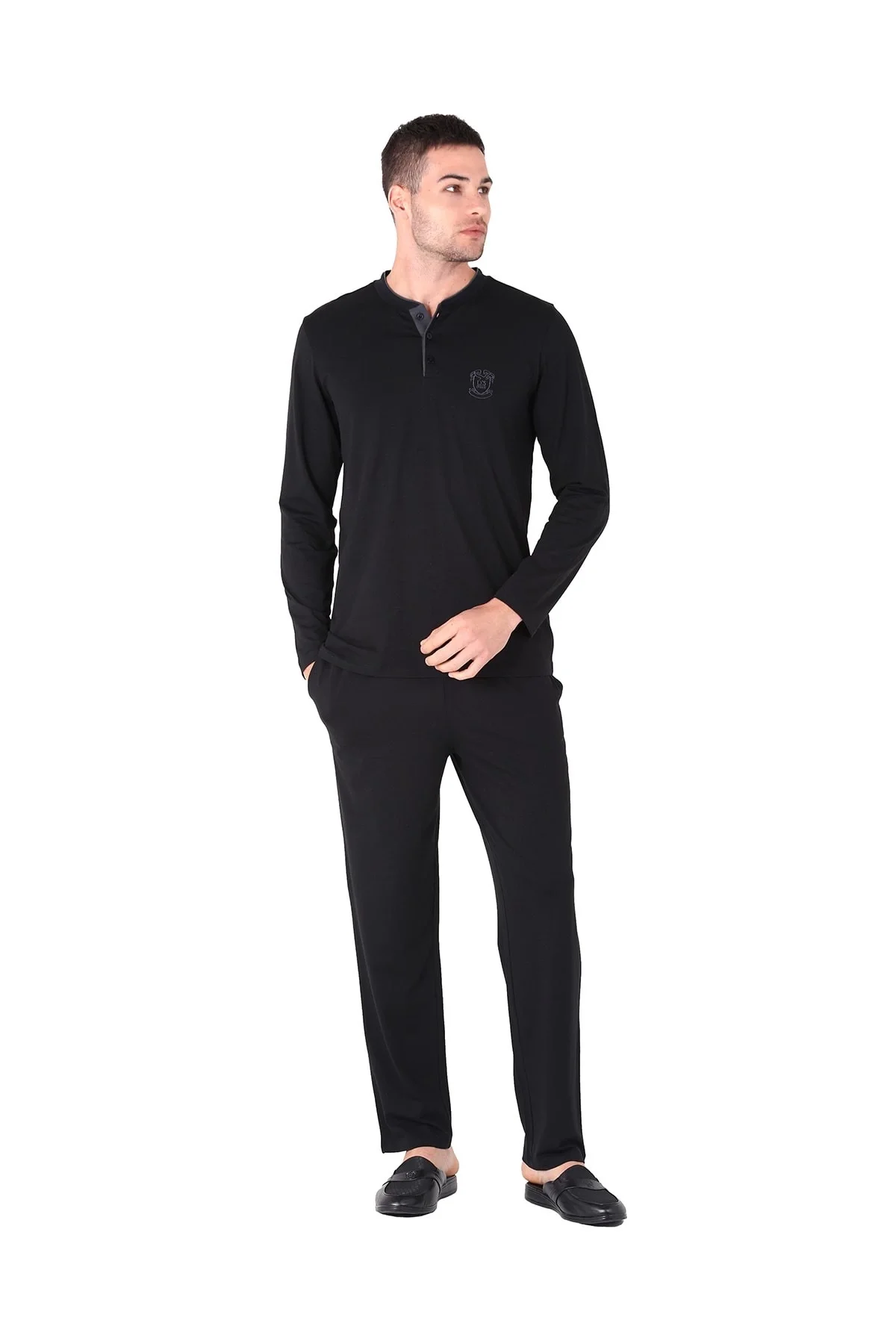 D's Damat 221001 Uzun Kol Pijama Takımı