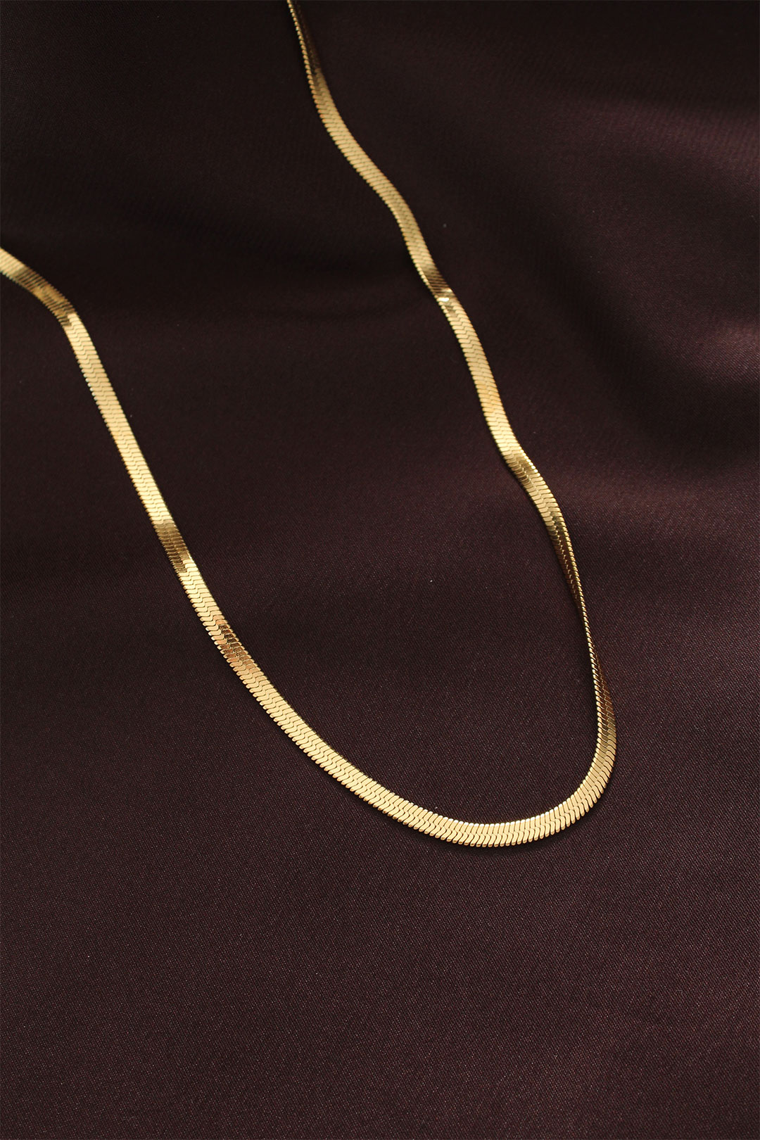 316L Çelik Gold Renk 60 cm İtalyan Zincir Kolye