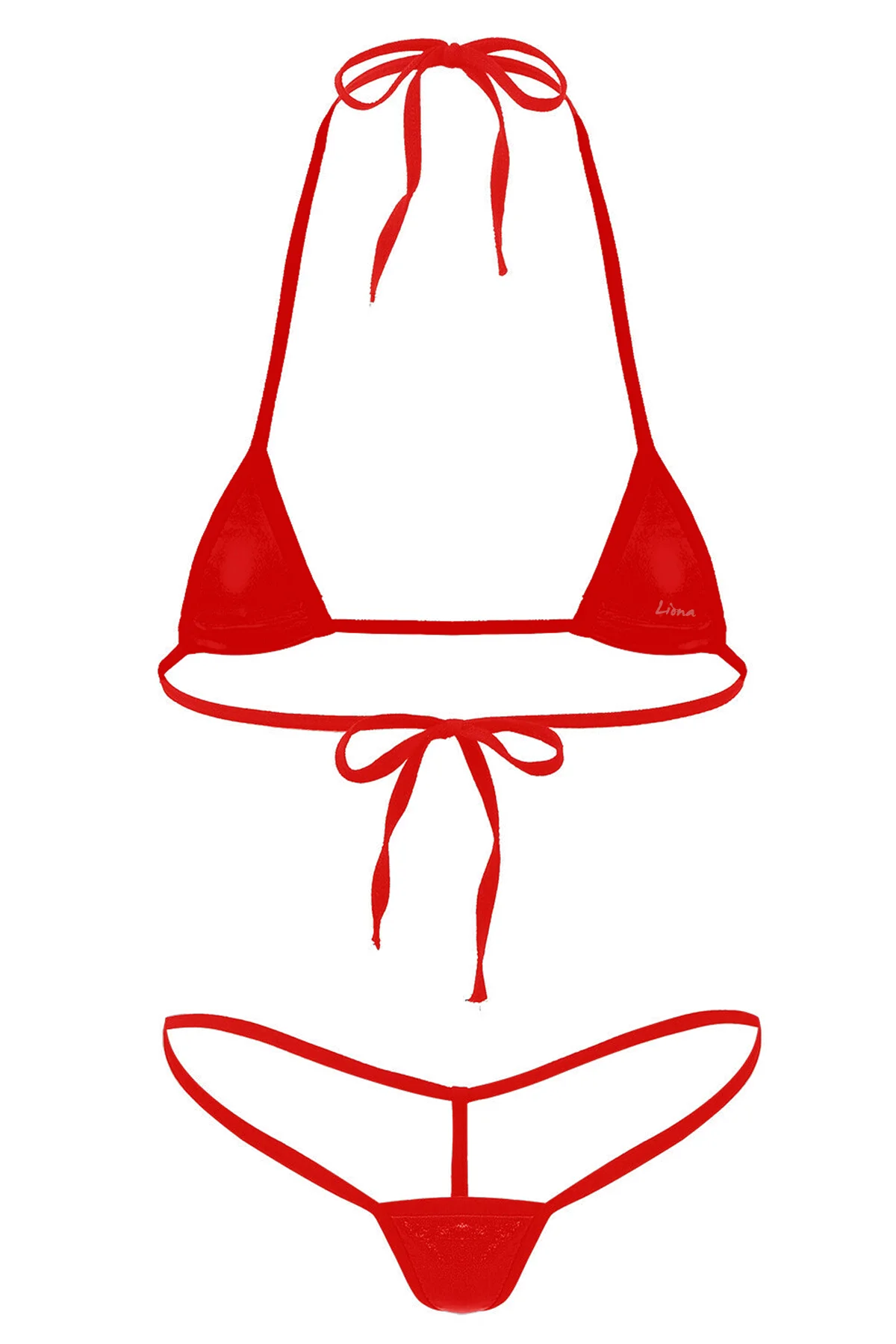 Fantezi Giyim İç Çamaşırı Kırmızı Sütyen Külot Takımı