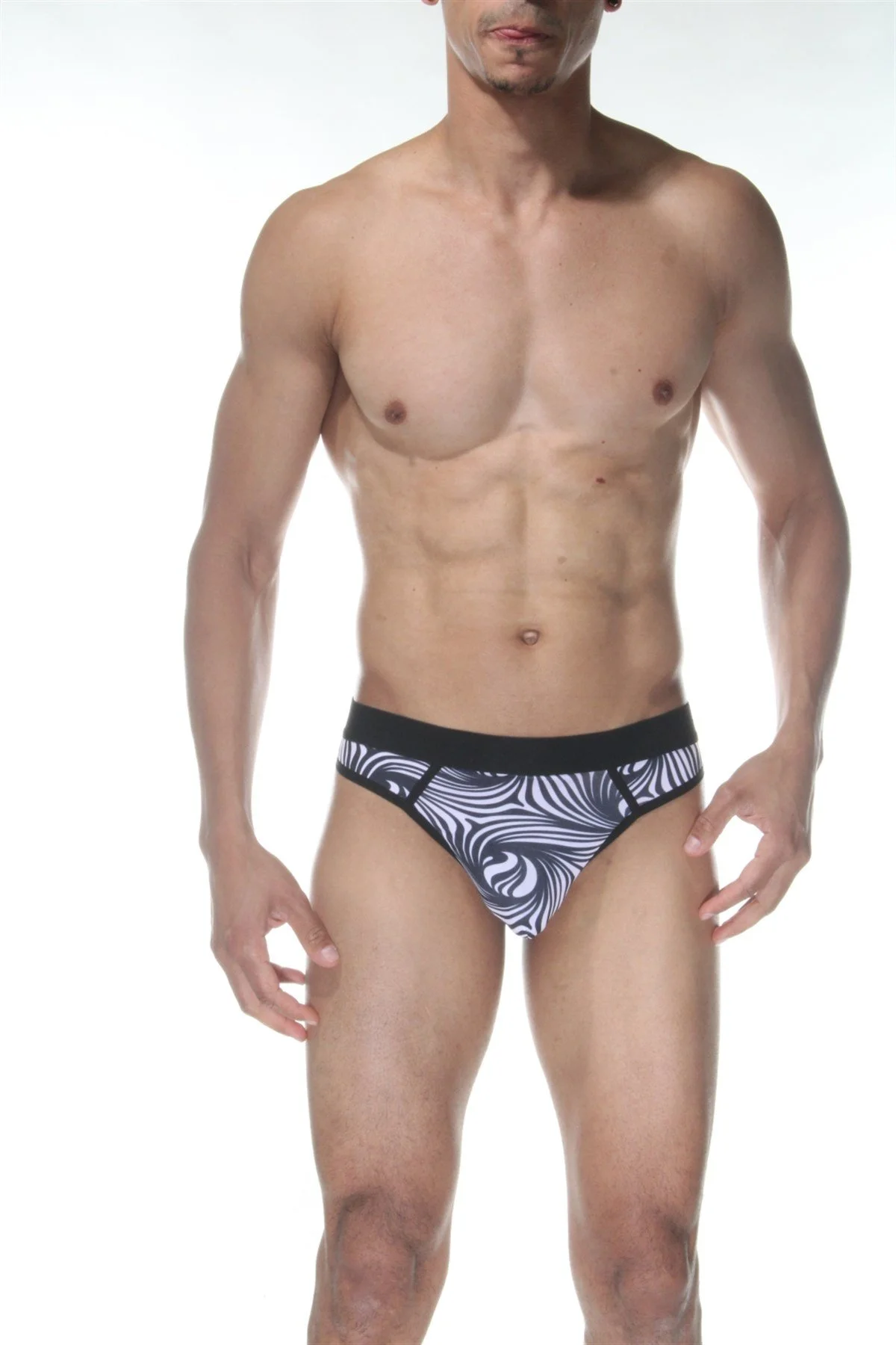 Zebra Desenli Erkek  Tangası