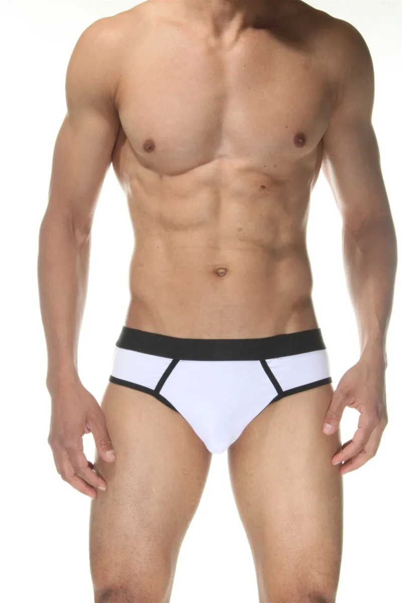 Beyaz Jockstrap Fantezi İç Giyim