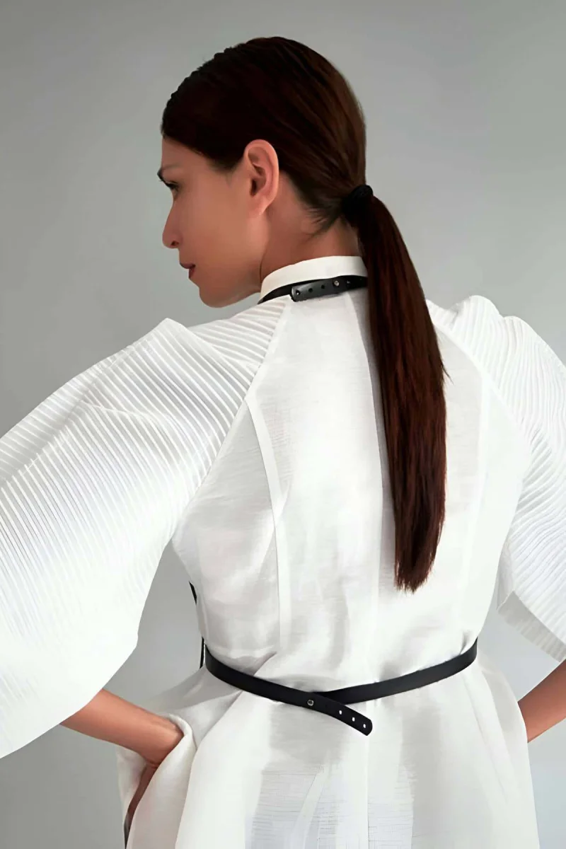 Gömlek Üzeri Deri Aksesuar, Şık Deri Harness - Brf601