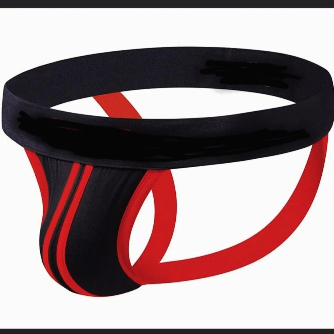 Erkek  Kırmızı Şeritli Jockstrap