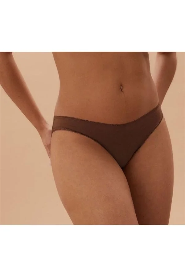 Berrak Kadın Full Licra Düz Bikini Külot 2056