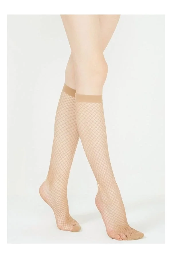 Penti İri Fileli Dizaltı Pantolon Çorabı