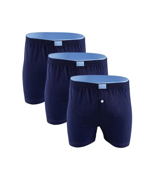 Huma One Erkek  Havlu Bel Düz Boxer 2174 3 Adet