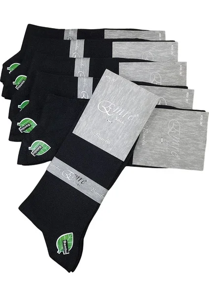 Emre Erkek  Dikişsiz Çorap 100% Pamuk - 6 Adet