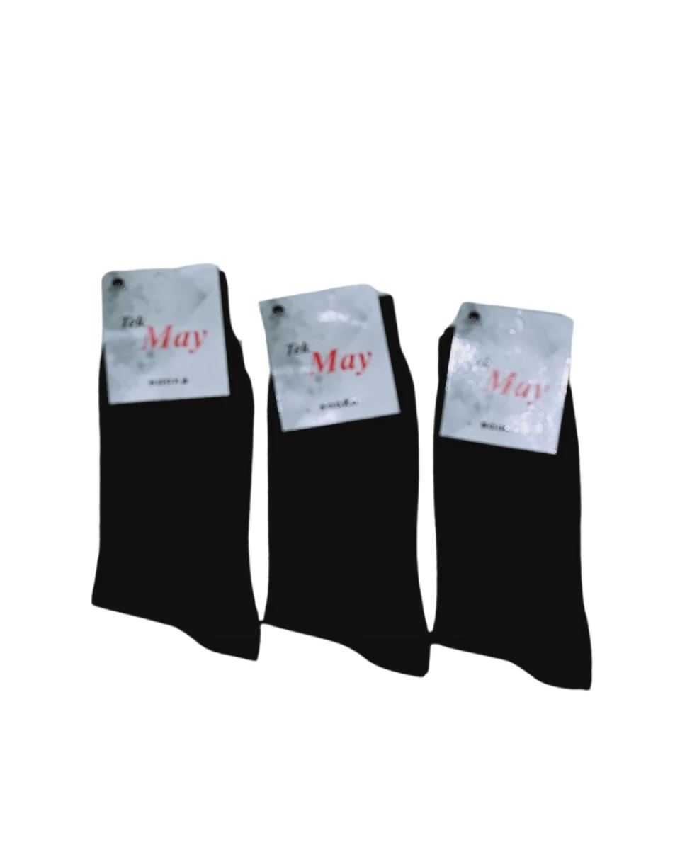 Ucuz Erkek Çorabı Siyah 12 Adet