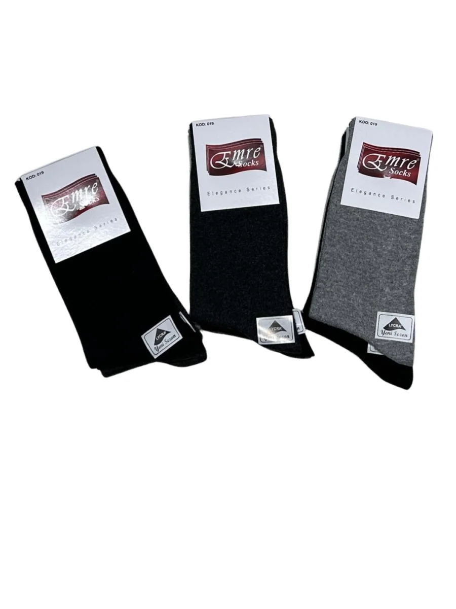 Emre Garson Boy Likralı Erkek Çorabı Asorti Renk 37-40 Numara Ayak İçin