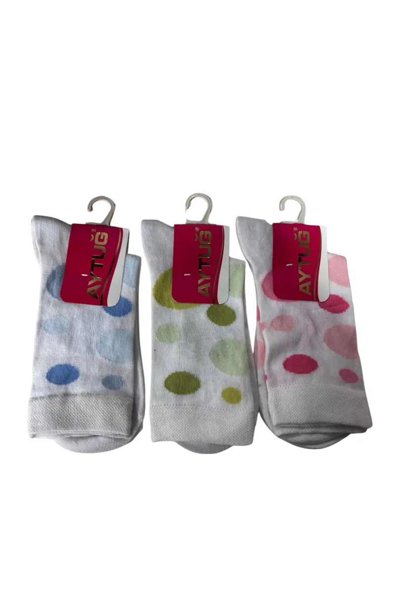 Aytuğ Puanlı Bayan Soket Çorabı 3 Adet 30317