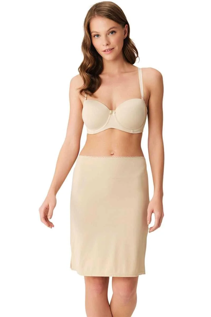 Mikropolyamid Diz Üstü Etek Jüpon