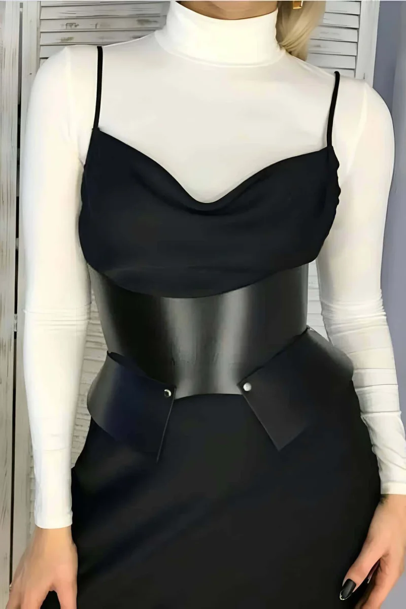 Arkadan 2 Tokalı Şık Deri Kemer - Brf611