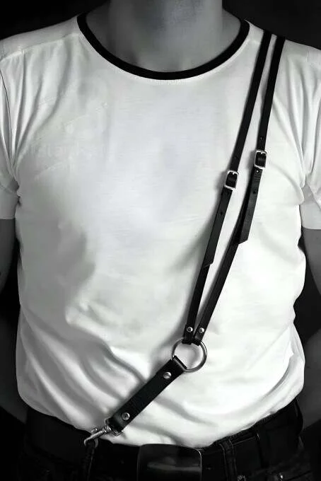 Erkek Omuzdan Askılı Göğüs Harness - Brfm98