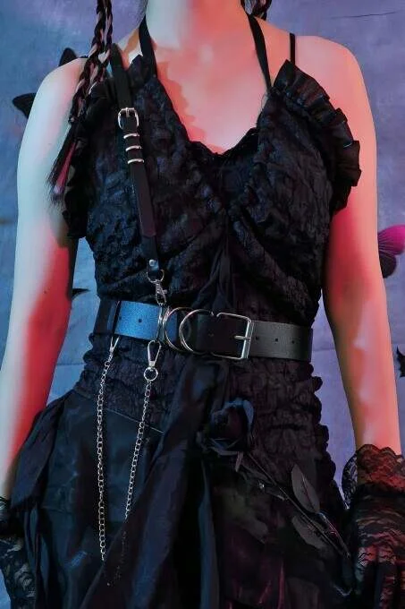 Omuzdan Tek Askılı Deri Harness - Brf939