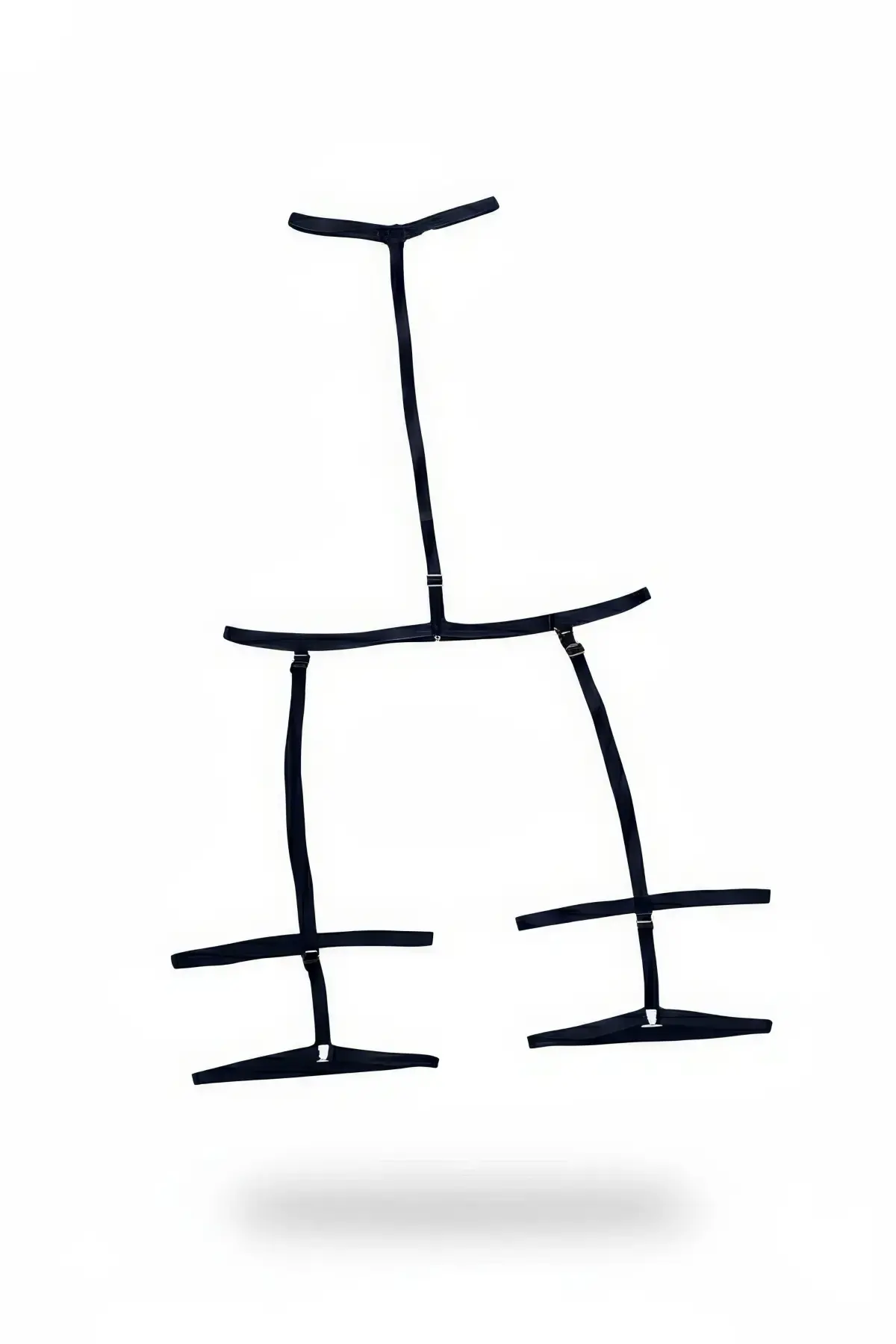 Siyah Body Harness Ayarlanabilir Uyluk Kemerli - Brf150