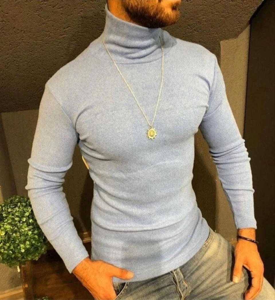 Kaşkorse Boğazlı Full Likralı Fitilli Body Kazak - Gri -