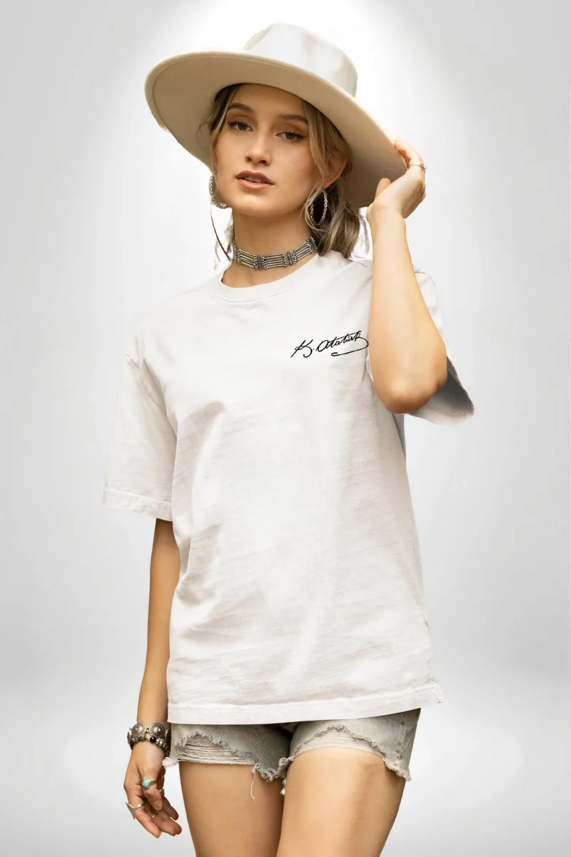 30 Ağustos   Baskılı T-shirt - Beyaz -