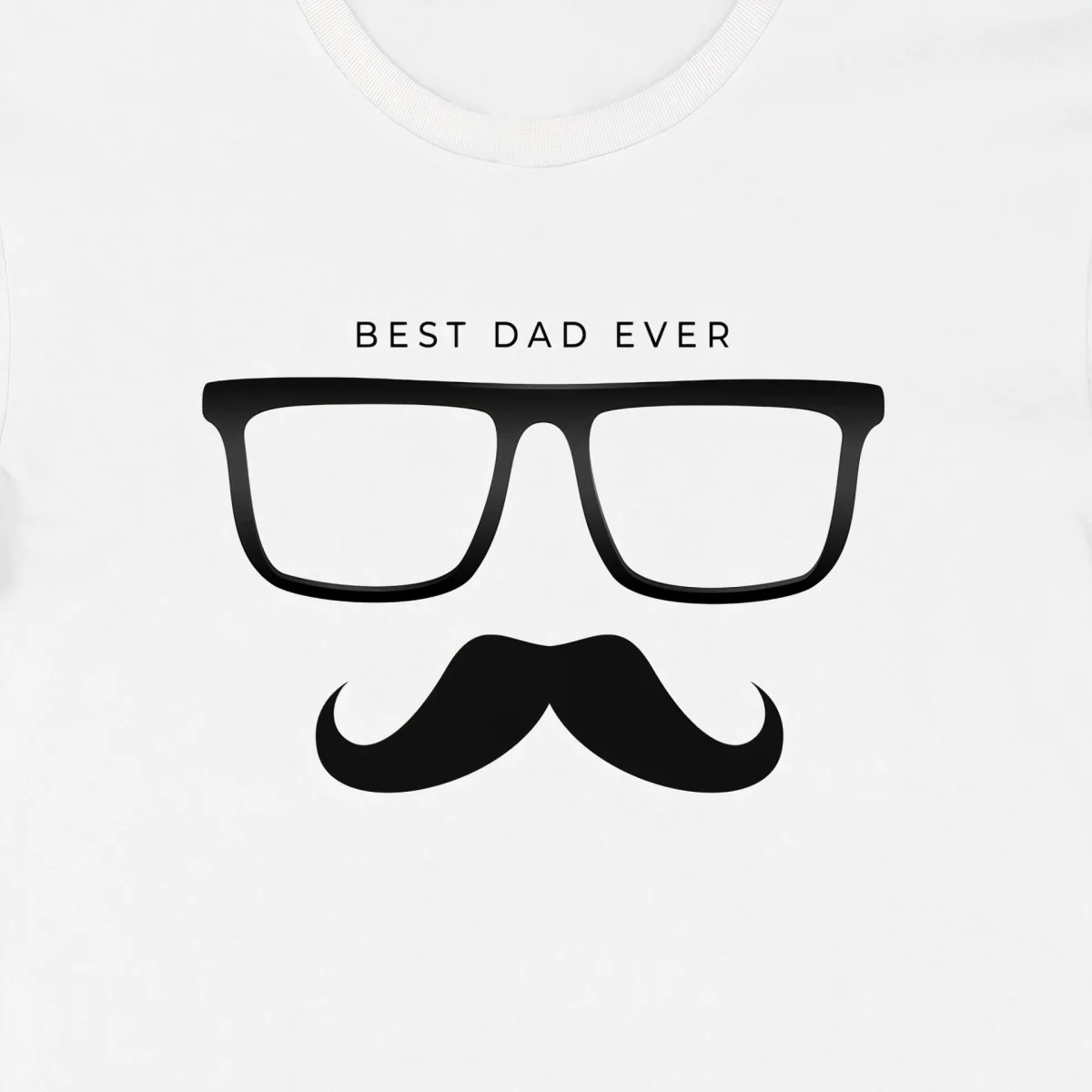 Babalar Günü Baskılı T-shirt - Beyaz -