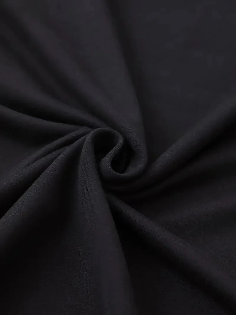 20/1 Penye Compack Spider Baskılı Oversize   Kısa Kol Yazlık T-shirt - Siyah -