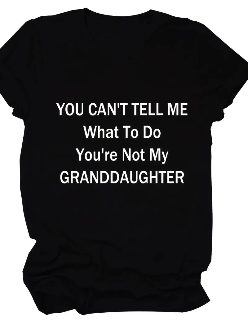 20/1 Penye Compack Baskılı Oversize Kısa Kol Bisiklet Yaka T-shirt - Siyah -