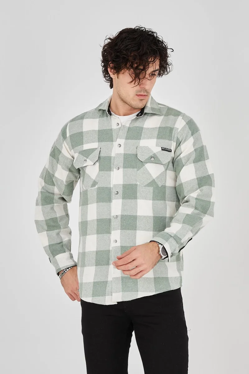 Oduncu Gömlek - Yeşil
