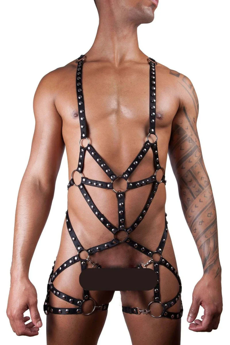 Erkek Dody Lastik Harness - Brfm187