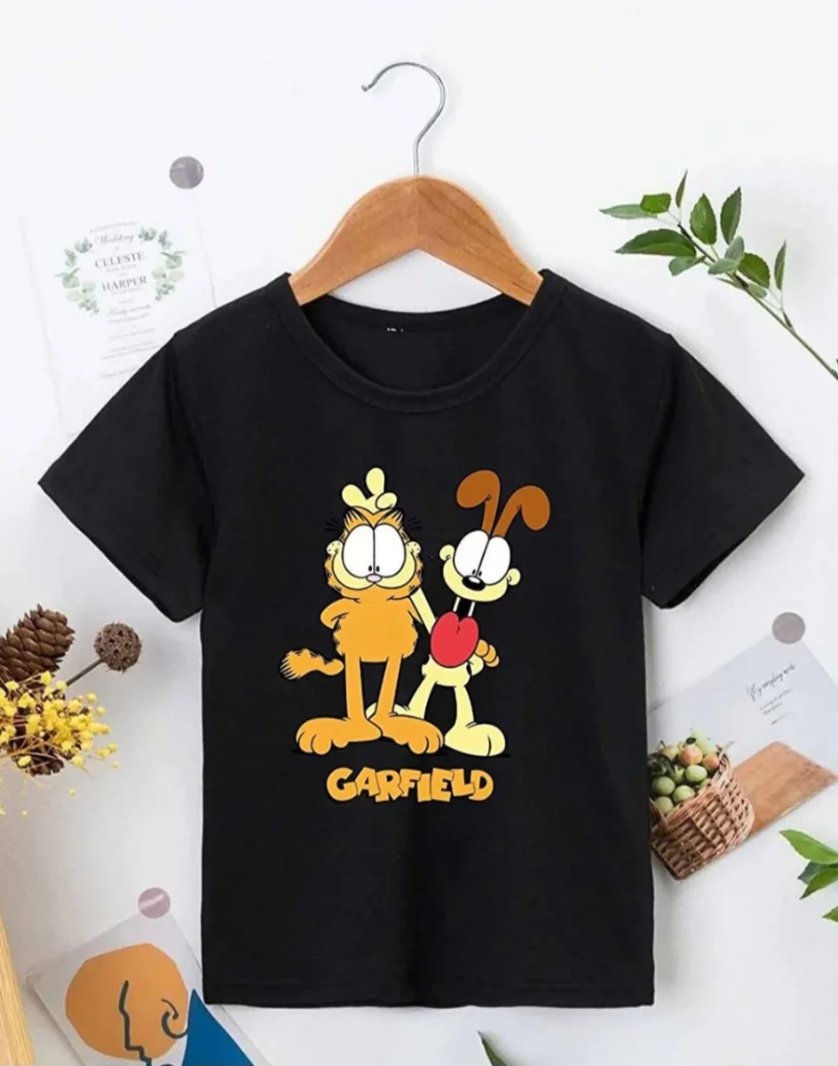 Baskılı T-Shirt - Siyah -