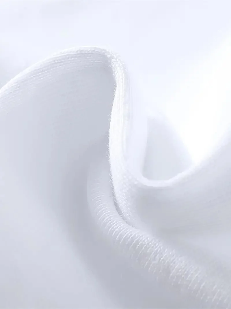 Baskı   Oversive Tişört, Sporda ve Günlük Giyime Uygun - Beyaz -